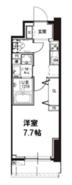 メゾンドアーク南大井 3階 間取り図