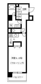 カナーリス月島 701 間取り図