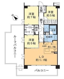 ヴェレーナ鎌倉大船 4階 間取り図