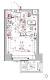 クレイシアIDZ横浜桜木町 6階 間取り図