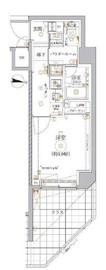 レアライズ武蔵小杉 1階 間取り図