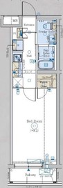 エステムコート元住吉 5階 間取り図