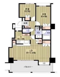リーデンスフォート横浜 10階 間取り図