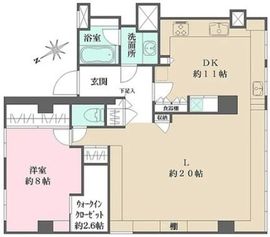 羽沢ハウス 1階 間取り図