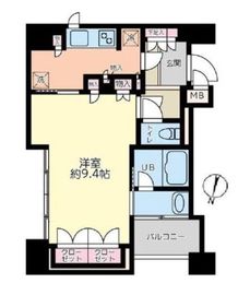 パークアクシス白金台南 12階 間取り図