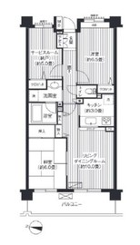 KS桜川 2階 間取り図