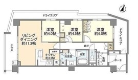 ブランズ宮崎台 1階 間取り図