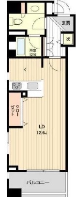 HF銀座レジデンスイースト 1208 間取り図