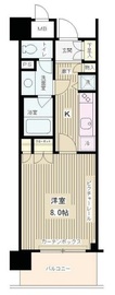 クラッサ元住吉 3階 間取り図