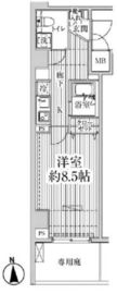 HF東中野レジデンス 102 間取り図