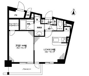 オーキッドレジデンス神楽坂 315 間取り図