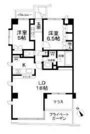 マートルコート代々木公園 1階 間取り図