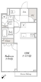 LUMIEC un UEHARA (ルミークアン上原) 204 間取り図