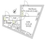 カーサフェリーチェ自由が丘 102 間取り図