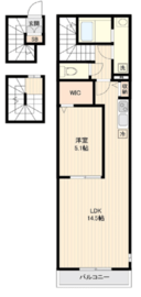 アーバンパーク宮前平WEST 302 間取り図