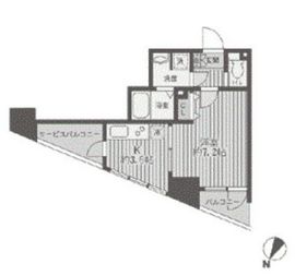 レジディア蒲田 905 間取り図