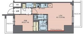 プレジオ西新井 701 間取り図