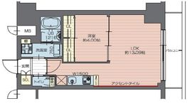 プレジオ西新井 202 間取り図