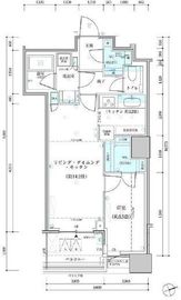 パークタワー勝どきミッド/サウス 36階 間取り図