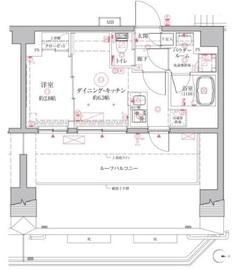 クレイシアIDZ二子新地 702 間取り図