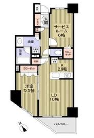 パレステージ藤沢シャインコート 6階 間取り図