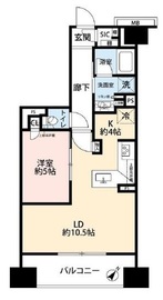 メイツ ザ・マークス新横浜 2階 間取り図