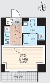WHARF bo-on 住吉 202 間取り図