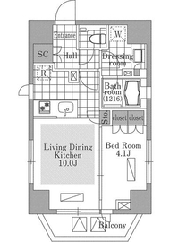 ドゥーエ三田 903 間取り図