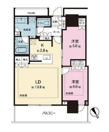 THE TOWER JUJO (ザ・タワー十条) 25階 間取り図