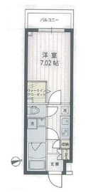 アプリーレ宮崎台2 206 間取り図