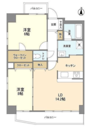 プライムアーバン西日暮里 201 間取り図