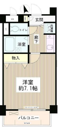 パークヒルズ落合 503 間取り図