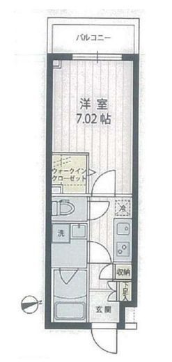 アプリーレ宮崎台2 312 間取り図