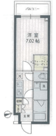 アプリーレ宮崎台2 309 間取り図
