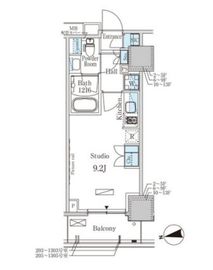パークアクシス赤塚 1105 間取り図