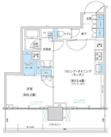 パークシティ柏の葉キャンパス ザ・ゲートタワー ウエスト 1112 間取り図