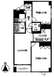 NK青山ホームズ 209 間取り図