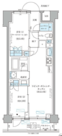 パークアクシス文京本郷 607 間取り図