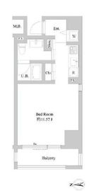 ミリアレジデンス北新宿 302 間取り図
