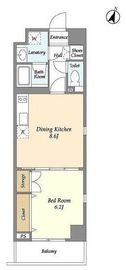 アパルトマン山手公園 6階 間取り図