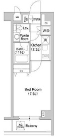 コンフォリア豊洲 411 間取り図