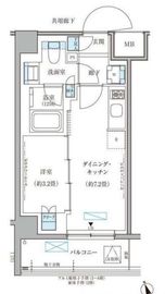 パークアクシス文京本郷 616 間取り図