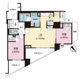 ブリリア早稲田諏訪通り 4階 間取り図