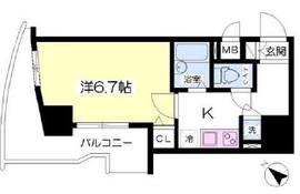 フォレシティ小伝馬町 604 間取り図