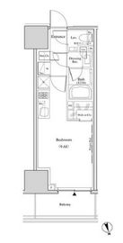 ザ・パークハビオ北千住 1010 間取り図