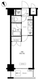 パレステュディオ虎ノ門 5階 間取り図