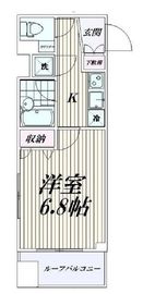 エルフラット高輪台 5階 間取り図