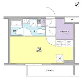 スタイリオ中延2ウエスト 303 間取り図