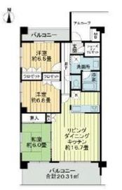 ライオンズ溝の口レジデンス 4階 間取り図