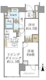 ブリリアタワー代々木公園クラッシー 2階 間取り図